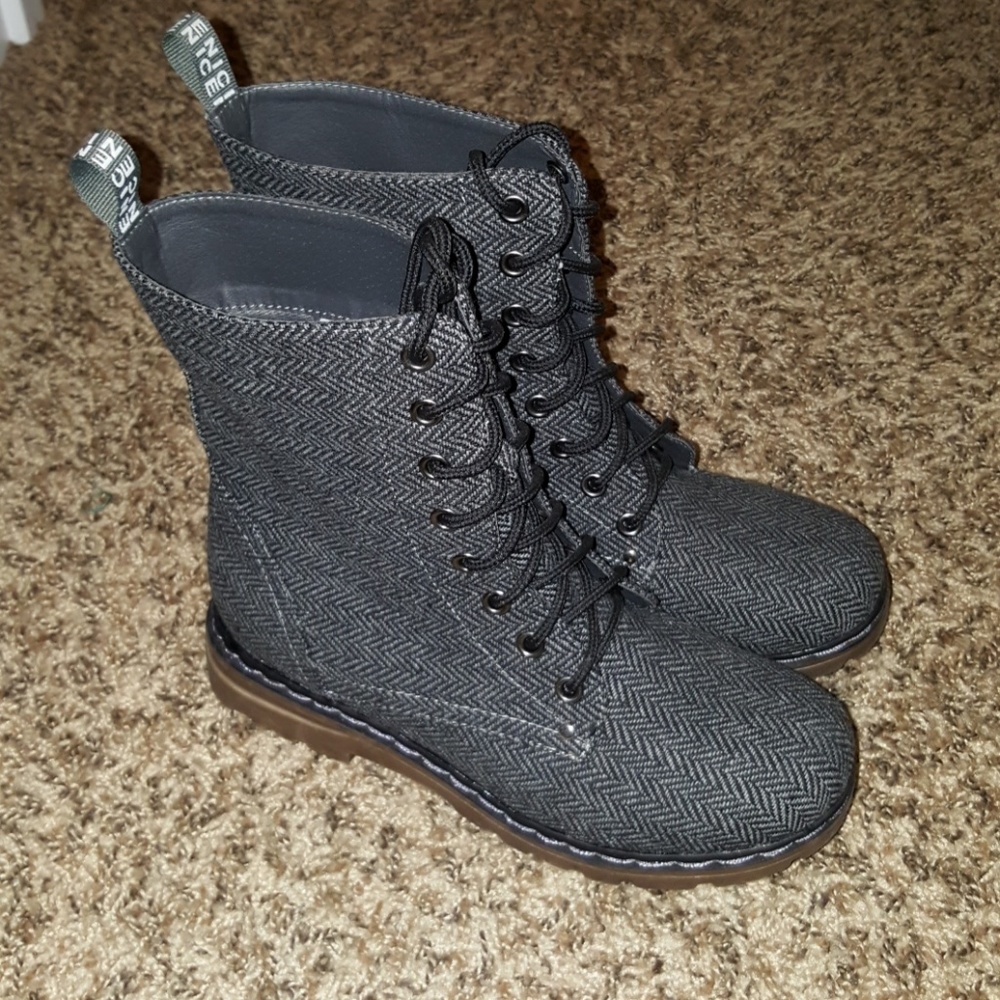 New gray boots
